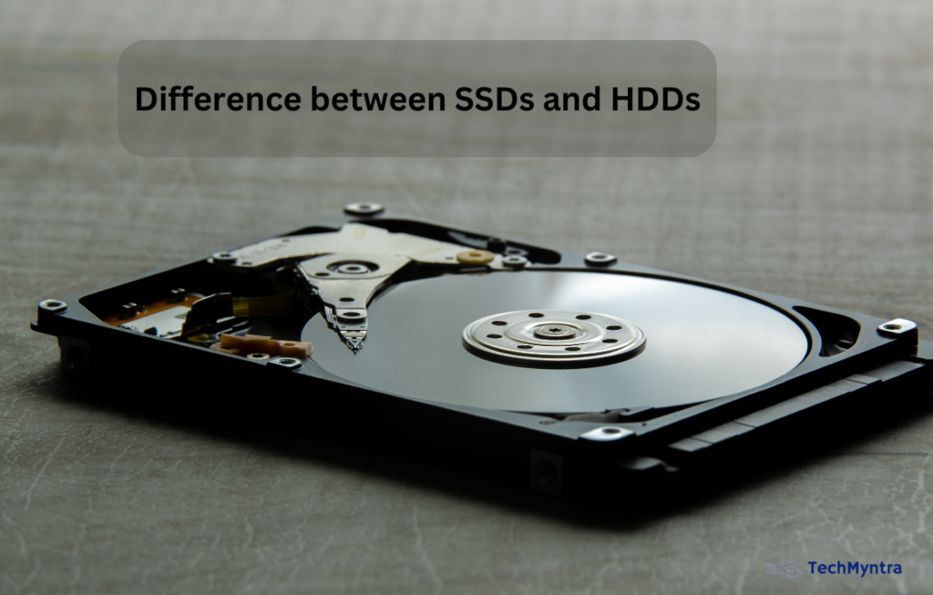 Difference between SSDs and HDDs